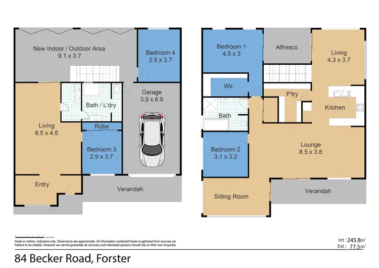 Floorplan of Homely house listing, 84 Becker Road, Forster NSW 2428