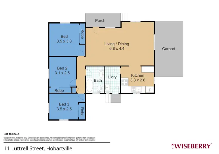 Floorplan of Homely house listing, 11 Luttrell Street, Hobartville NSW 2753