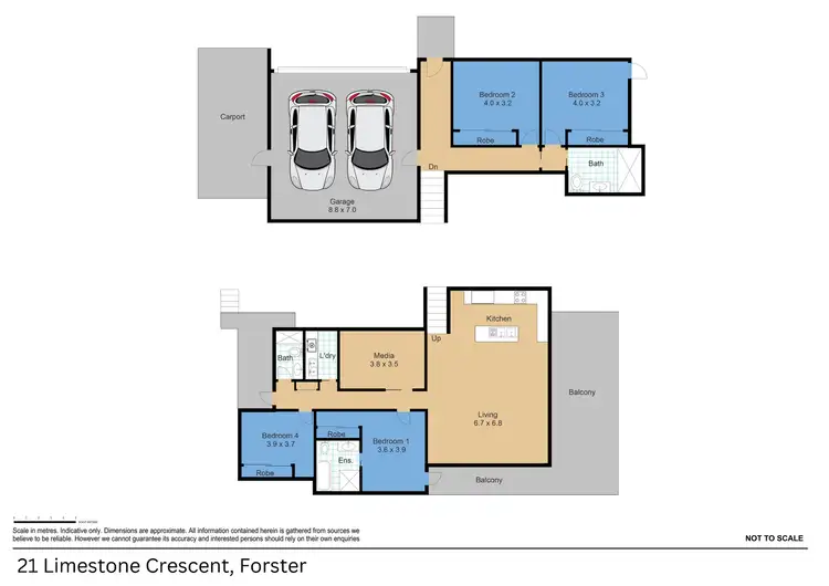 Floorplan of Homely house listing, 21 Limestone Crescent, Forster NSW 2428