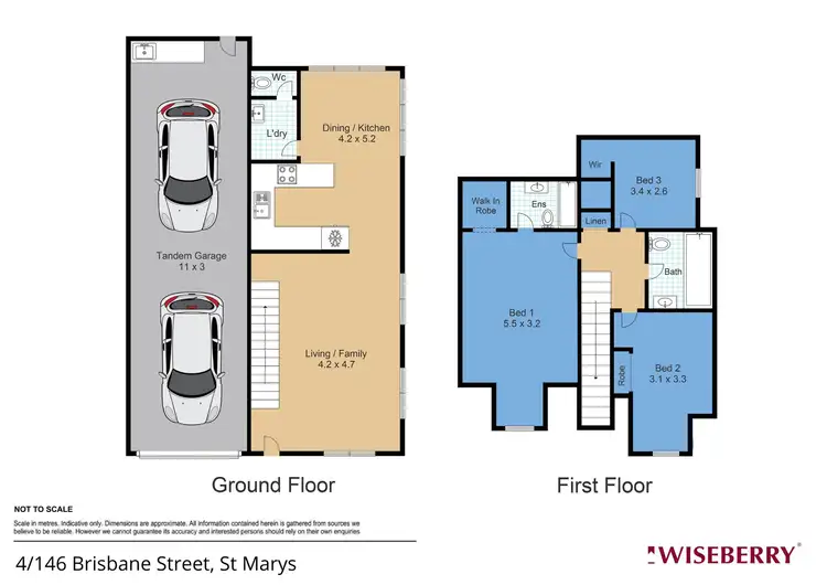 Floorplan of Homely townhouse listing, 4/146 Brisbane Street, St Marys NSW 2760
