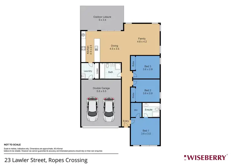 Floorplan of Homely house listing, 23 Lawler Street, Ropes Crossing NSW 2760