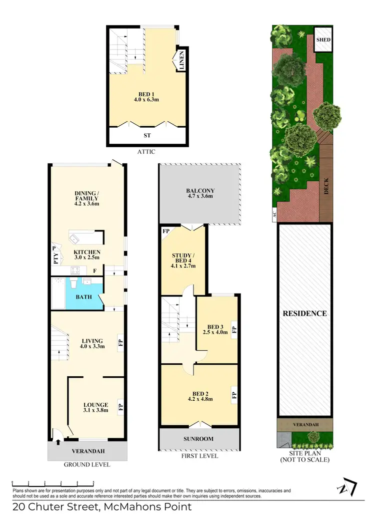 Floorplan of Homely terrace listing, 20 Chuter Street, Mcmahons Point NSW 2060