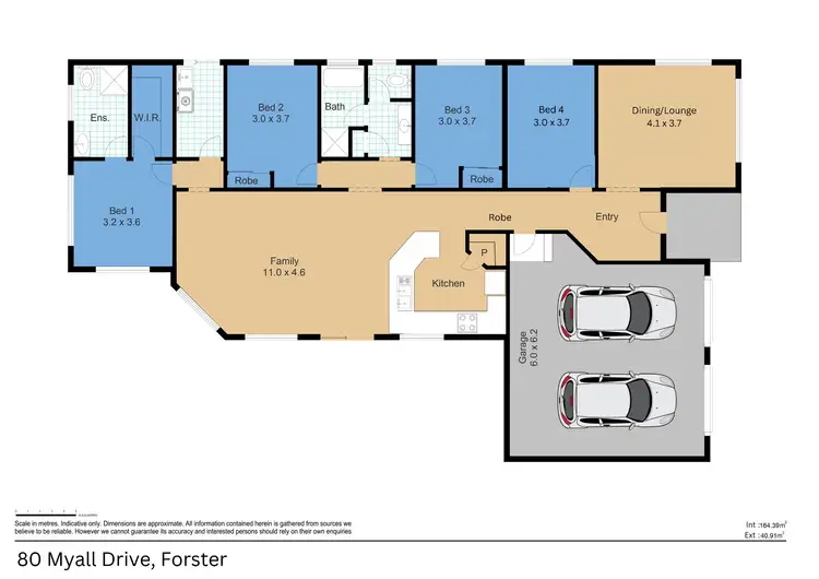 Floorplan of Homely house listing, 80 Myall Drive, Forster NSW 2428