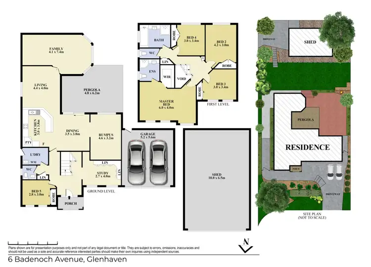 Floorplan of Homely house listing, 6 Badenoch Avenue, Glenhaven NSW 2156