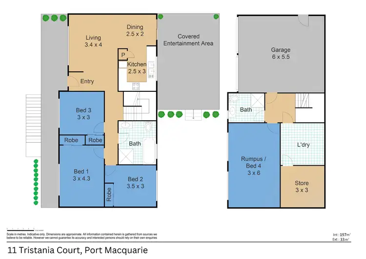 Floorplan of Homely house listing, 11 Tristania Court, Port Macquarie NSW 2444