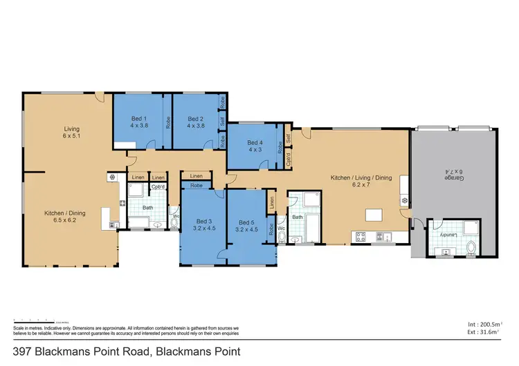 Floorplan of Homely house listing, 397 Blackmans Point Road, Blackmans Point NSW 2444