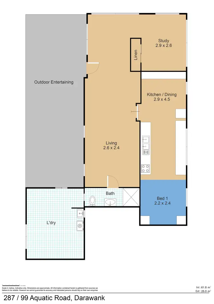 Floorplan of Homely house listing, 287/99 Aquatic Road, Darawank NSW 2428
