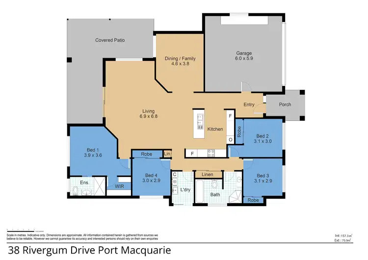 Floorplan of Homely house listing, 38 Rivergum Drive, Port Macquarie NSW 2444
