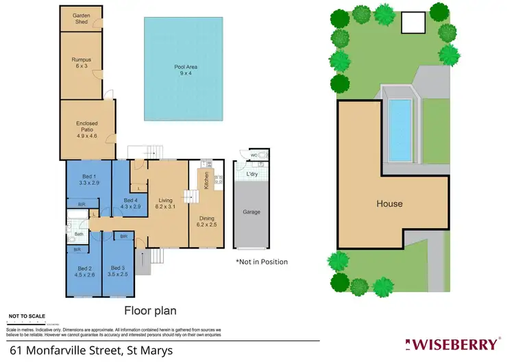 Floorplan of Homely house listing, 61 Monfarville Street, St Marys NSW 2760
