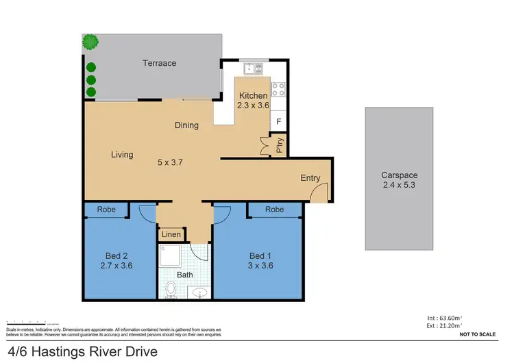 Floorplan of Homely unit listing, 4/6 Hastings River Drive, Port Macquarie NSW 2444