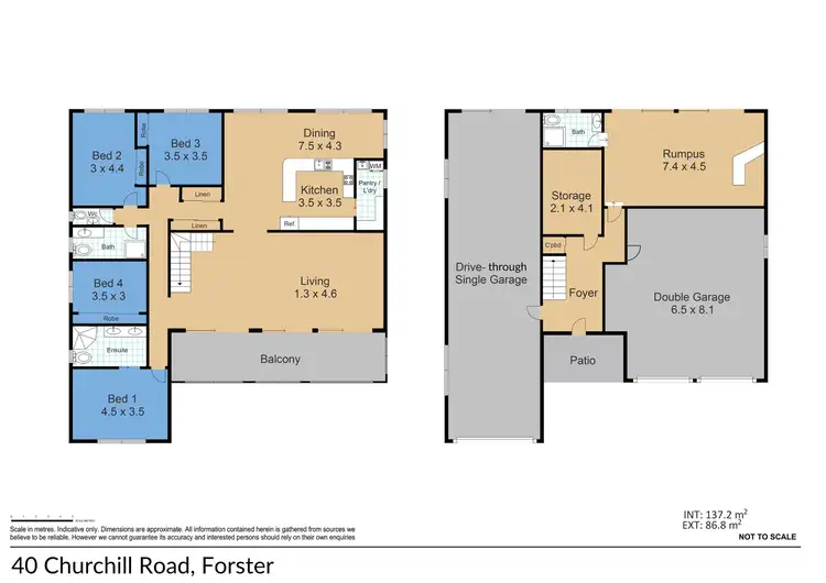 Floorplan of Homely house listing, 40 Churchill Road, Forster NSW 2428