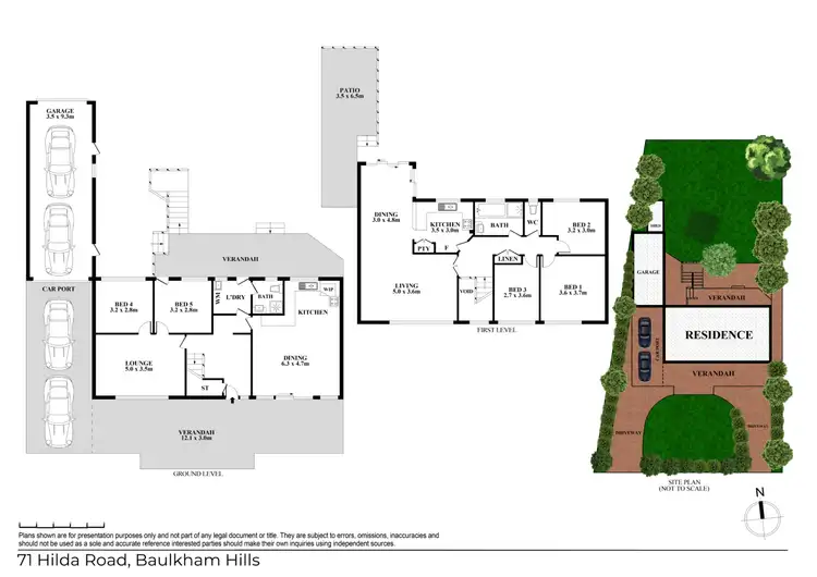 Floorplan of Homely house listing, 71 Hilda Road, Baulkham Hills NSW 2153