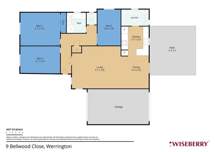Floorplan of Homely house listing, 9 Bellwood Close, Werrington NSW 2747