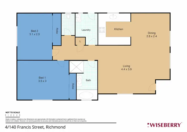 Floorplan of Homely villa listing, 4/140 Francis Street, Richmond NSW 2753