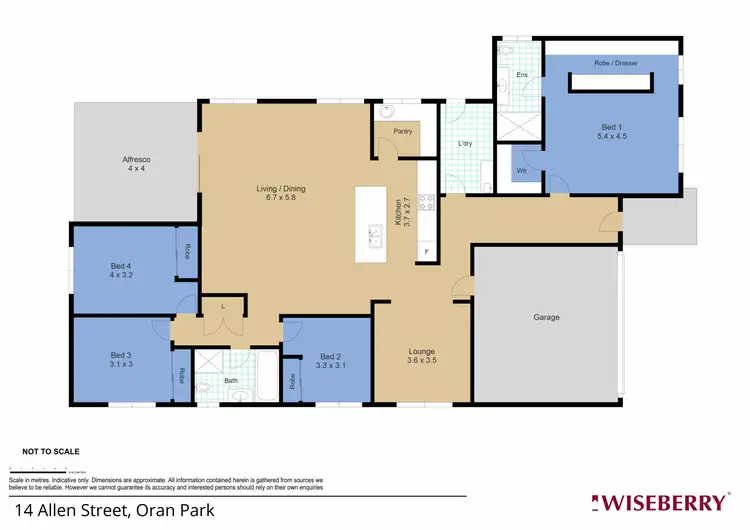 Floorplan of Homely house listing, 14 Allen Street, Oran Park NSW 2570