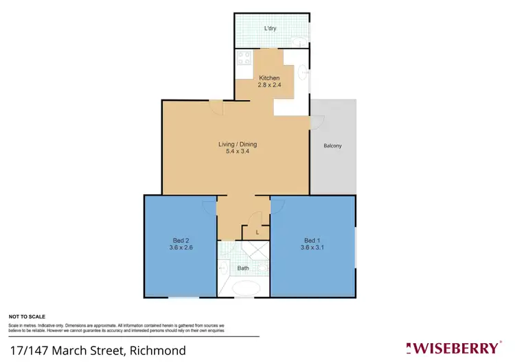 Floorplan of Homely unit listing, 17/147 March Street, Richmond NSW 2753