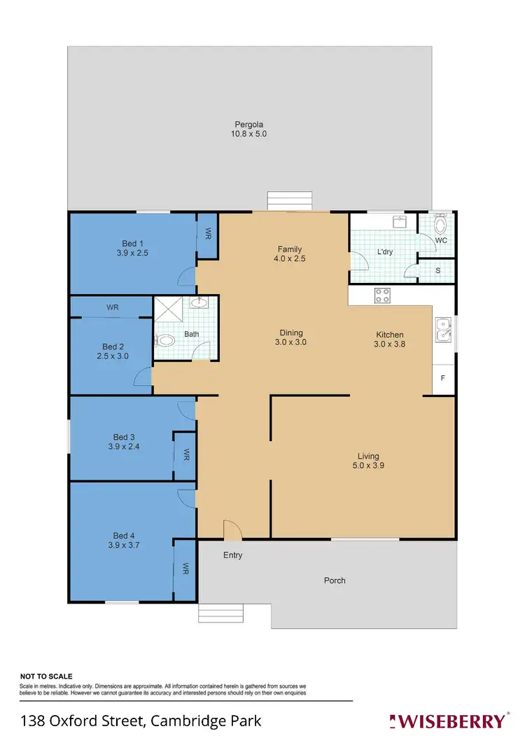 Floorplan of Homely house listing, 138 Oxford Street, Cambridge Park NSW 2747