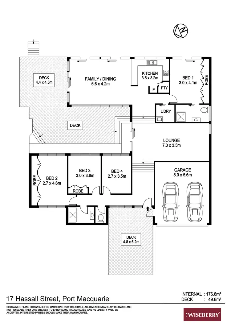 Floorplan of Homely house listing, 17 Hassall Street, Port Macquarie NSW 2444