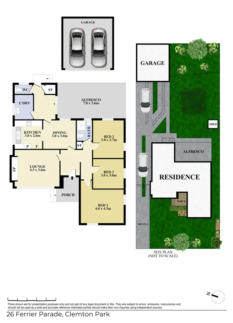 Floorplan of Homely house listing, 26 Ferrier Parade, Clemton Park NSW 2206