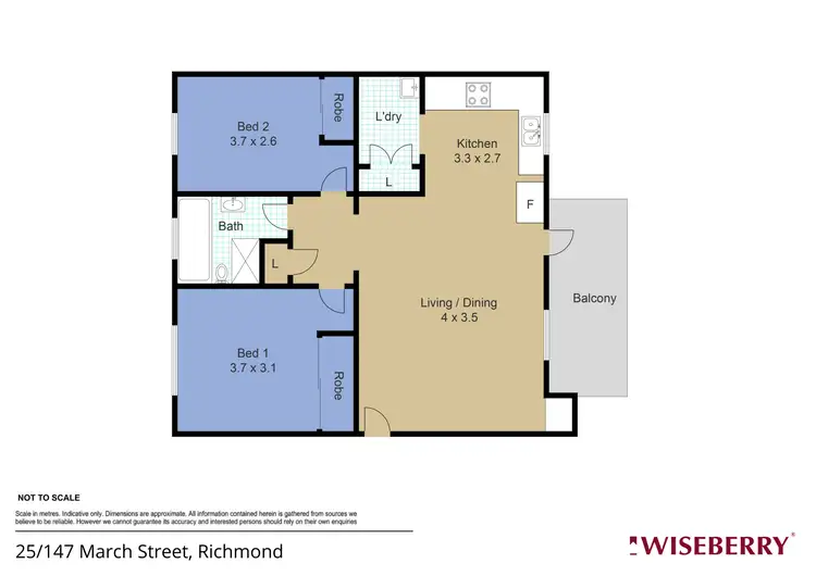 Floorplan of Homely unit listing, 25/147 March Street, Richmond NSW 2753