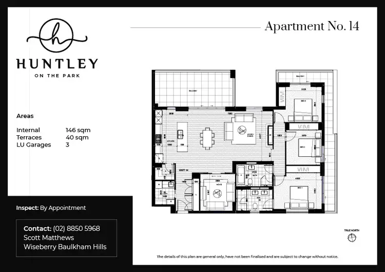 Floorplan of Homely unit listing, 14/9 Memorial Avenue, St Ives NSW 2075