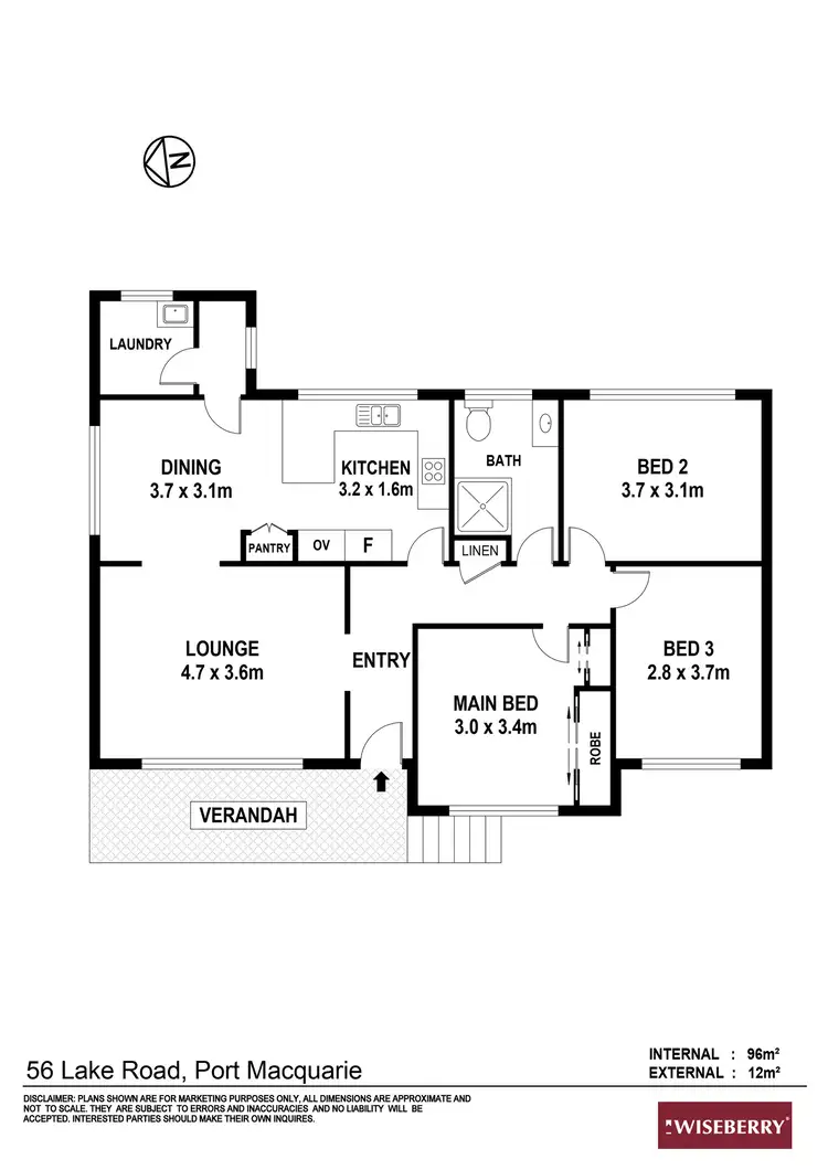 Floorplan of Homely house listing, 56 Lake Road, Port Macquarie NSW 2444
