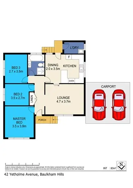 Floorplan of Homely house listing, 42 Yetholme Avenue, Baulkham Hills NSW 2153
