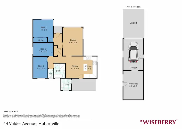 Floorplan of Homely house listing, 44 Valder Avenue, Hobartville NSW 2753