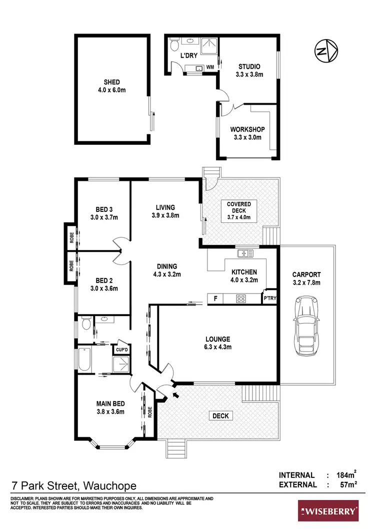 Floorplan of Homely house listing, 7 Park Street, Wauchope NSW 2446