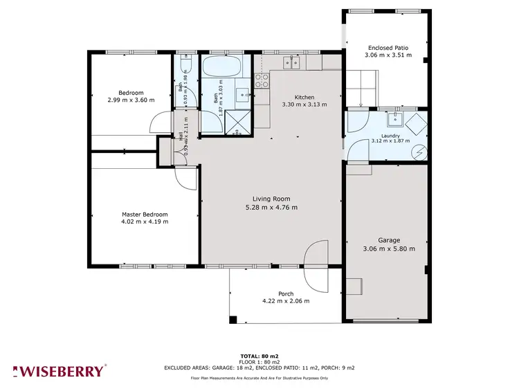 Floorplan of Homely villa listing, 2/23-25 Robert Street, Forster NSW 2428