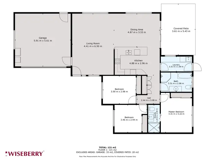 Floorplan of Homely villa listing, 2/9 Grandis Drive, Tuncurry NSW 2428