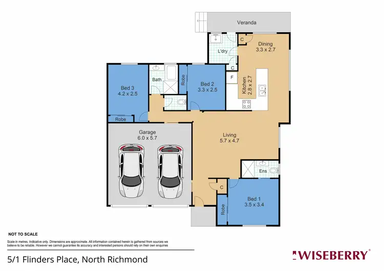 Floorplan of Homely villa listing, 5/1 Flinders Place, North Richmond NSW 2754
