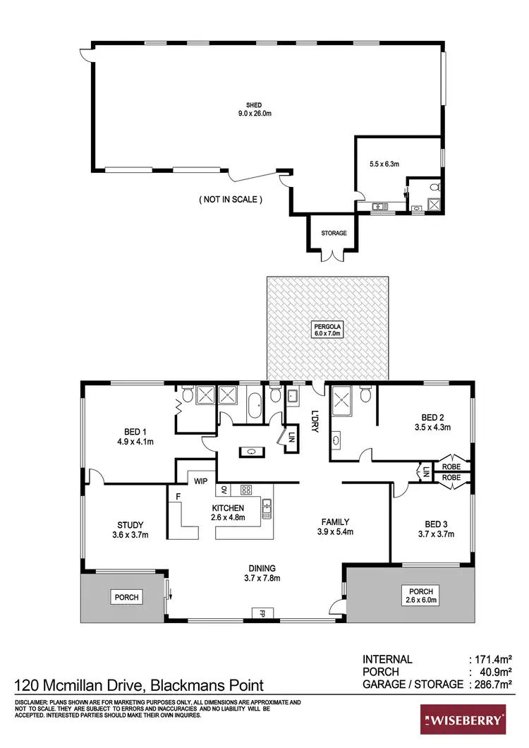 Floorplan of Homely rural property listing, 120 Mcmillan Drive, Blackmans Point NSW 2444