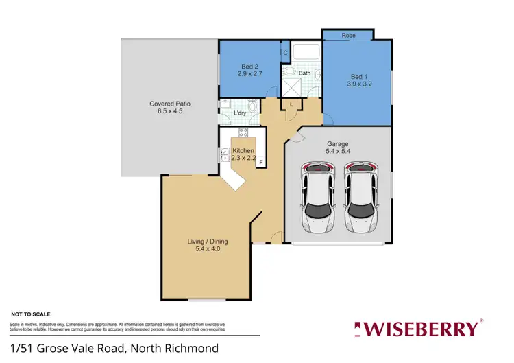 Floorplan of Homely villa listing, 1/51 Grose Vale Road, North Richmond NSW 2754