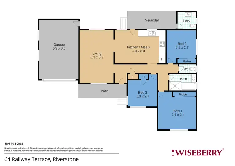 Floorplan of Homely house listing, 64 Railway Terrace, Riverstone NSW 2765