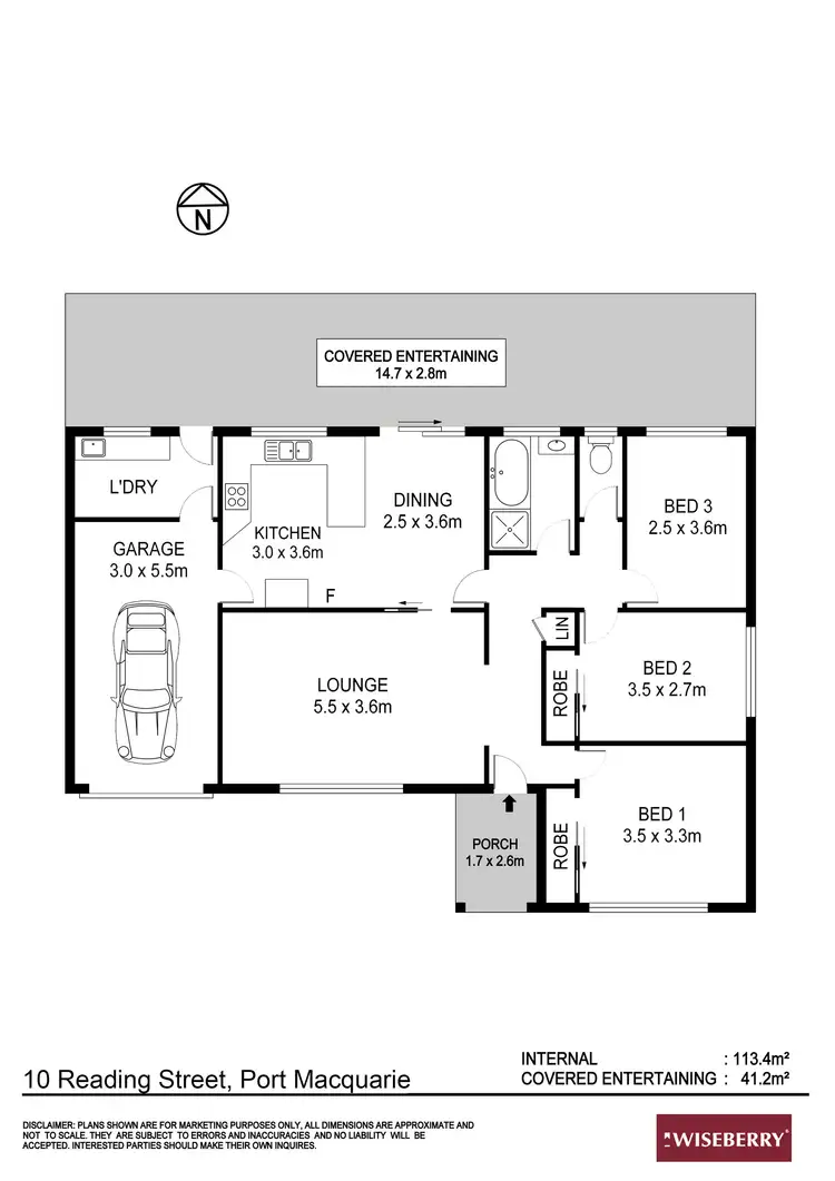 Floorplan of Homely house listing, 10 Reading Street, Port Macquarie NSW 2444