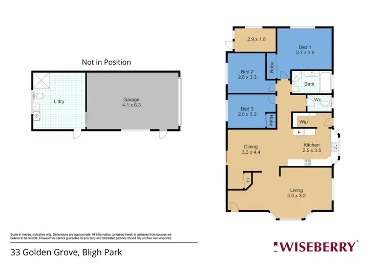 Floorplan of Homely house listing, 33 Golden Grove, Bligh Park NSW 2756