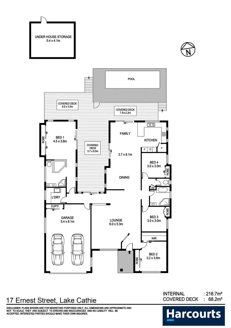 Floorplan of Homely house listing, 17 Ernest Street, Lake Cathie NSW 2445