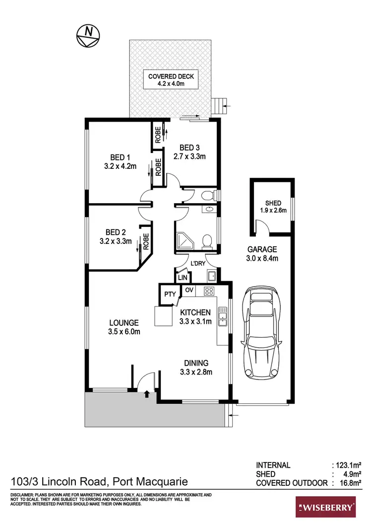 Floorplan of Homely house listing, 103/3 Lincoln Road, Port Macquarie NSW 2444