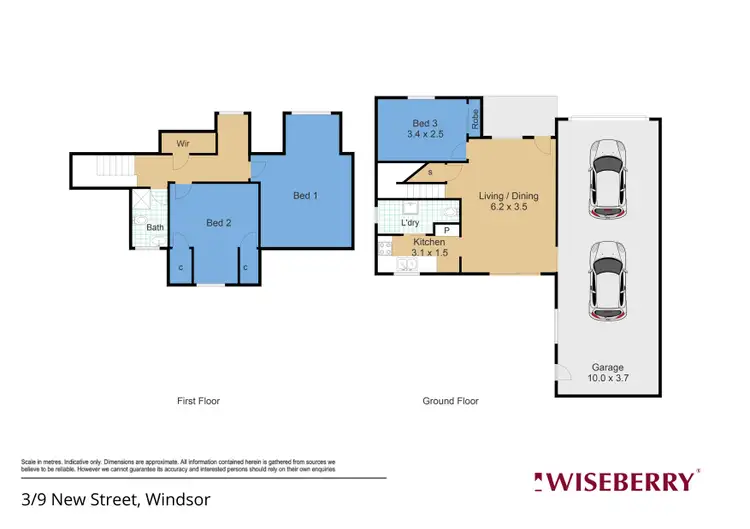 Floorplan of Homely townhouse listing, 3/9 New Street, Windsor NSW 2756