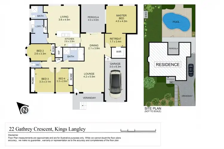 Floorplan of Homely house listing, 22 Gathrey Crescent, Kings Langley NSW 2147