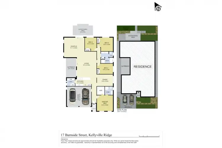 Floorplan of Homely house listing, 17 Burnside Street, Kellyville Ridge NSW 2155