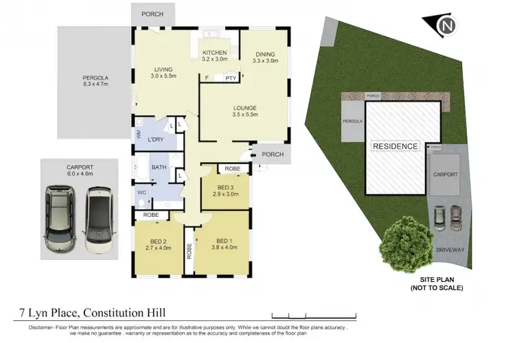 Floorplan of Homely house listing, 7 Lyn Place, Constitution Hill NSW 2145