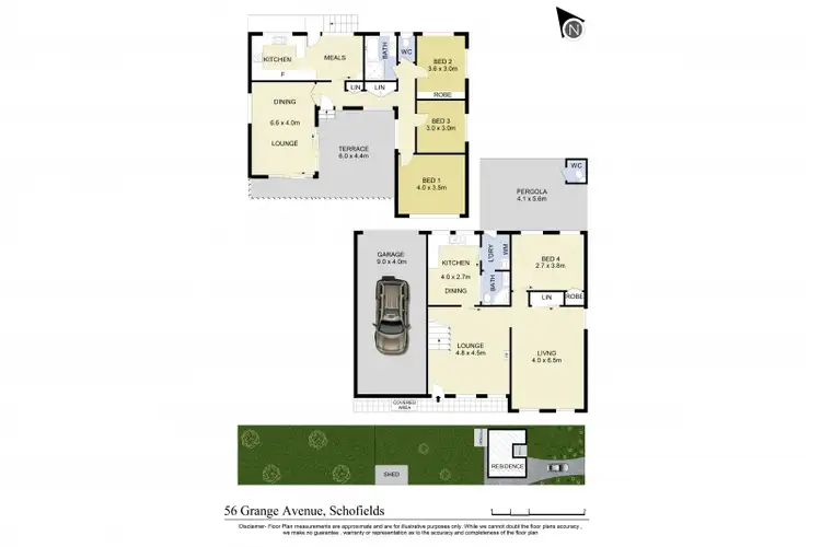Floorplan of Homely house listing, 56 Grange Avenue, Schofields NSW 2762