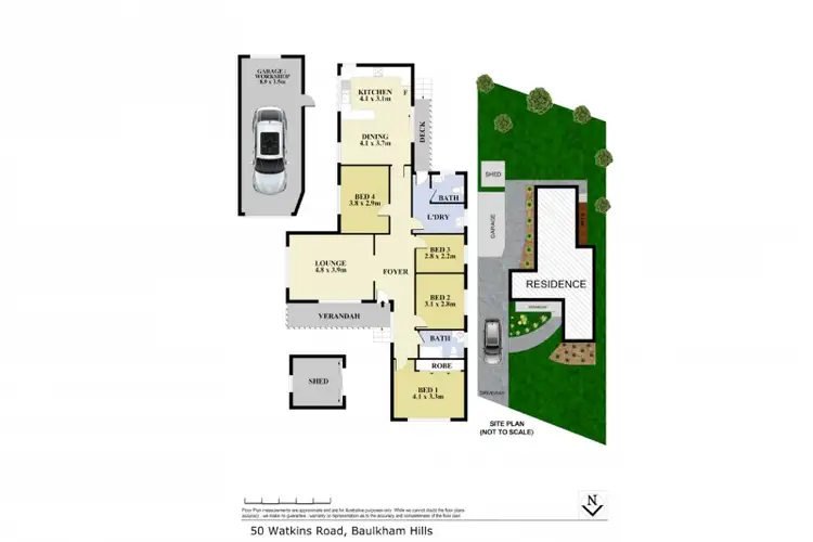Floorplan of Homely house listing, 50 Watkins Road, Baulkham Hills NSW 2153