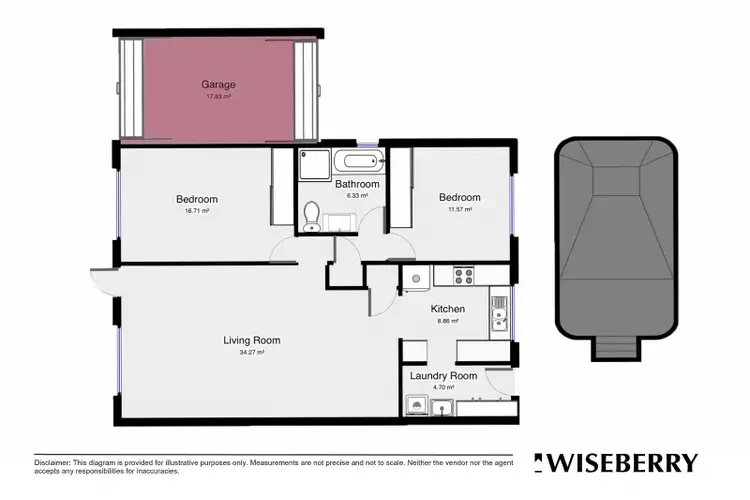 Floorplan of Homely townhouse listing, 3/18 Livingstone Ave, Ingleburn NSW 2565
