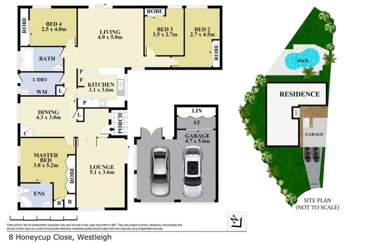 Floorplan of Homely house listing, 8 Honeycup Close, Westleigh NSW 2120
