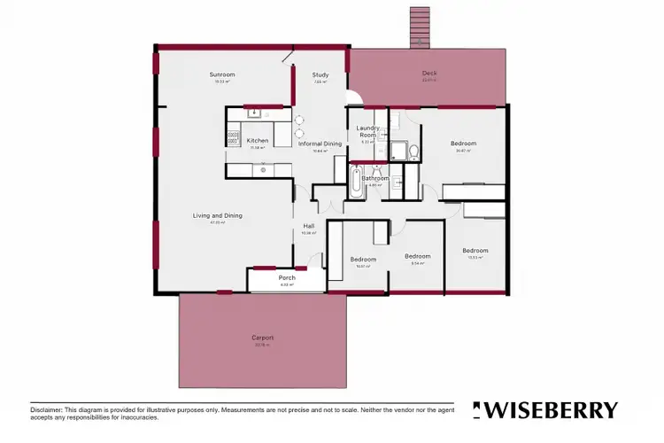 Floorplan of Homely house listing, 18 Athel Tree Cr, Bradbury NSW 2560