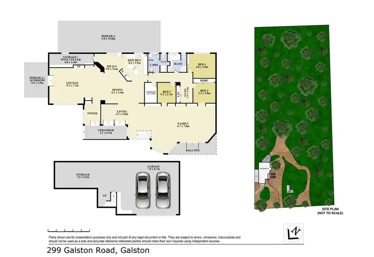 Floorplan of Homely house listing, 299 Galston Road, Galston NSW 2159