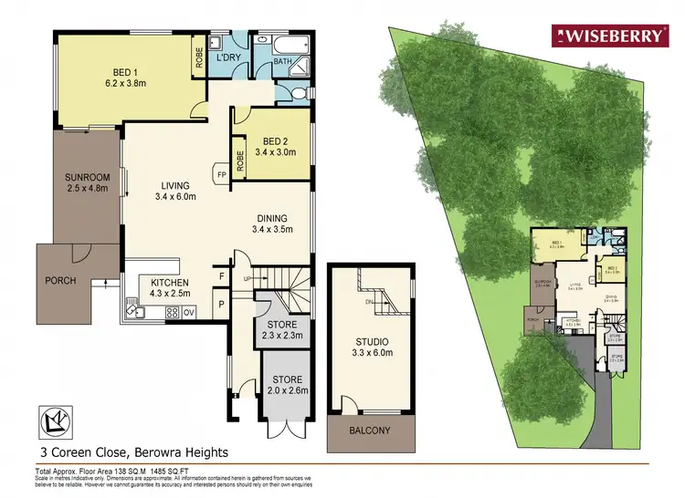 Floorplan of Homely house listing, 3 Coreen Close, Berowra Heights NSW 2082